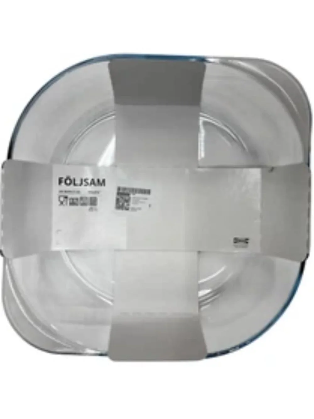 FÖLJSAM 503.112.69 Baking dish, clear glass, 10x10